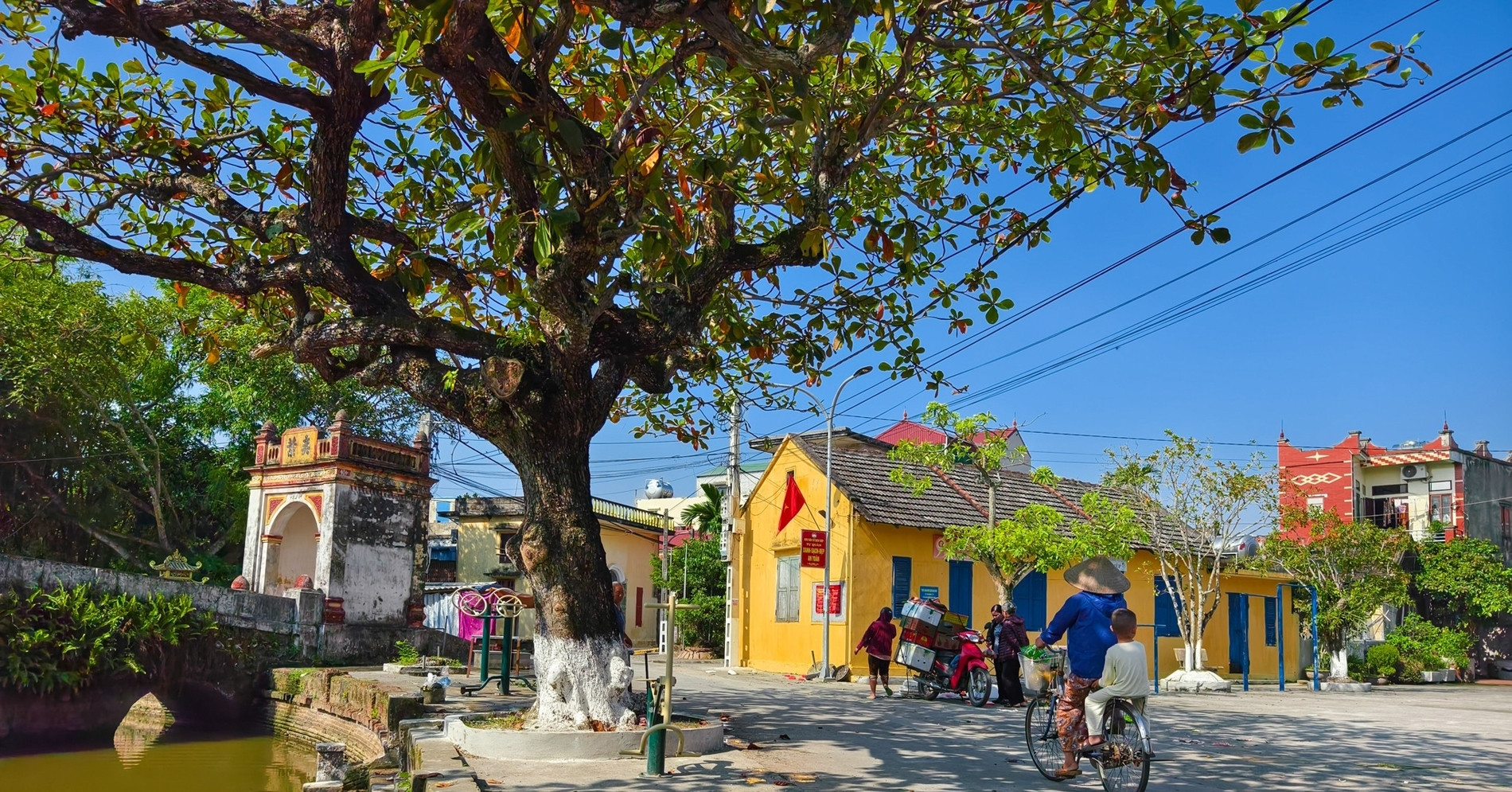 Một góc làng Trực Trì